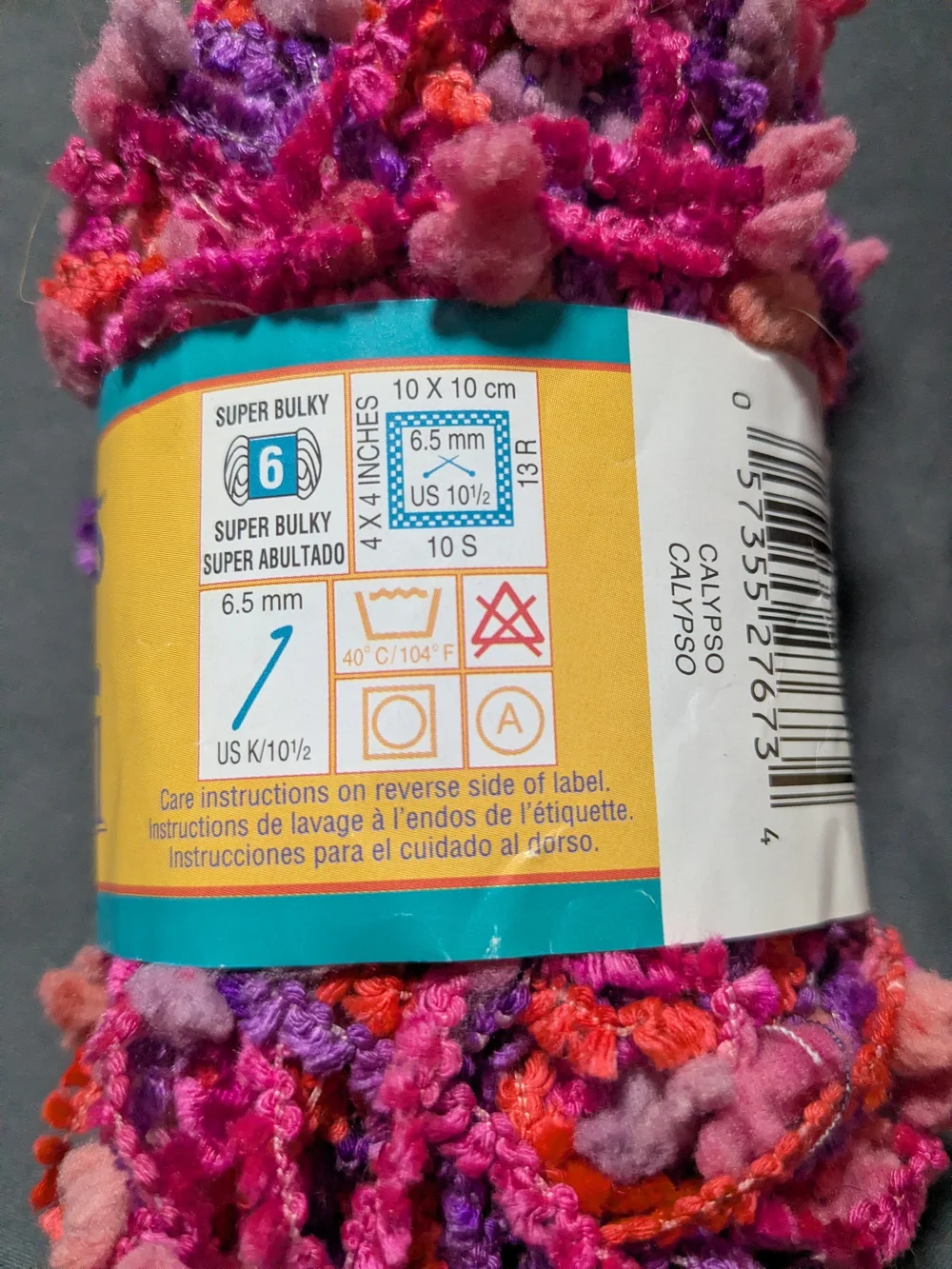 CiCi Pink Multi Pom-Pom Yarn - 3 Pack